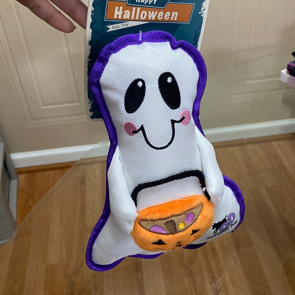- Brand New Happy Halloween Ghost Clinkers And Squeaker